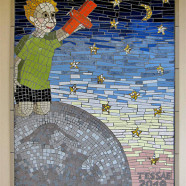 Mosaïque murale Le Petit Prince, école maternelle Antoine de Saint-Exupéry, Libourne – 120x150cm