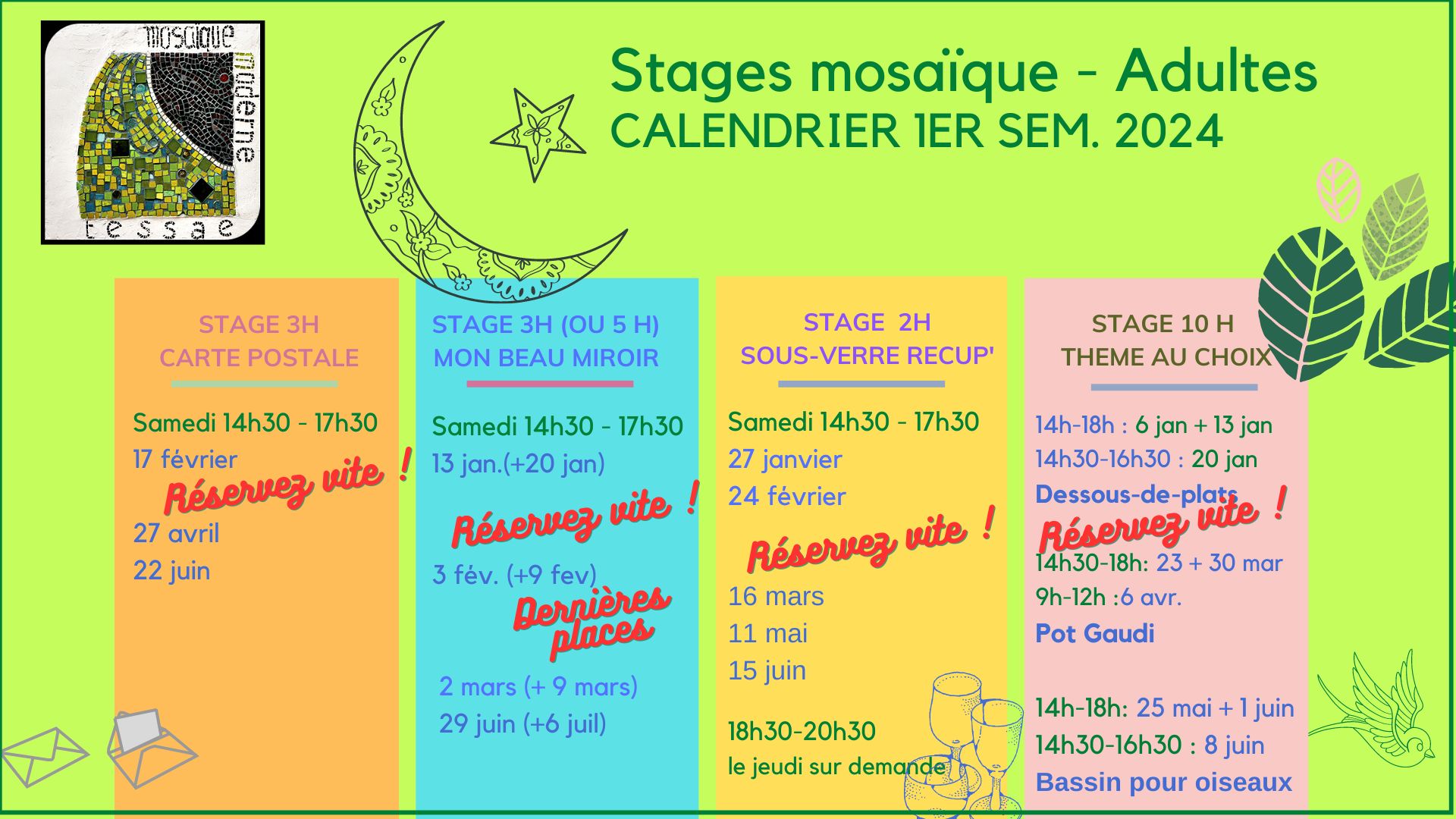 Stages-mosaïque-Tessae-Bordeaux-Talence-1er sem 2024