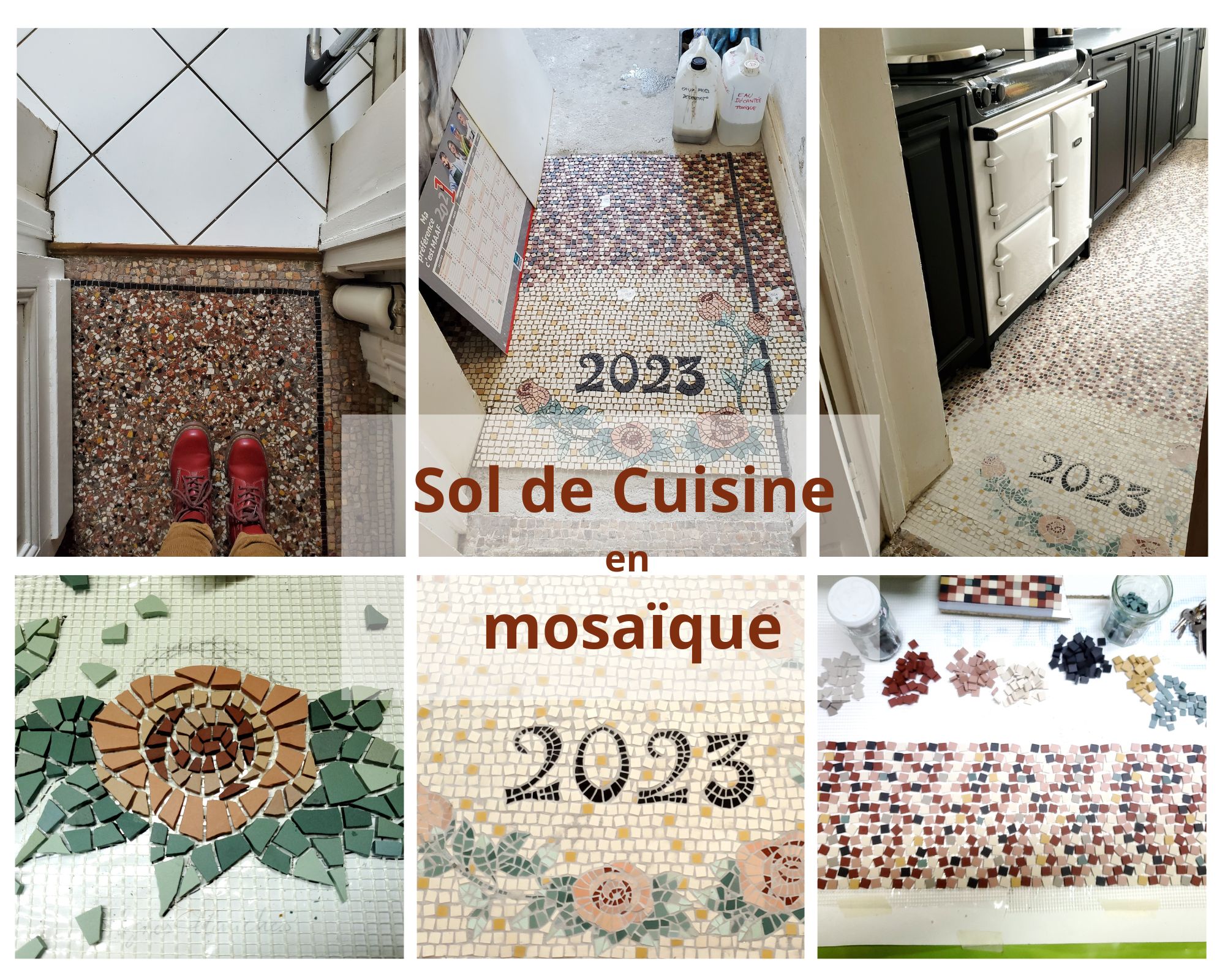 Création et rénovation mosaïque à Bordeaux - Tessae Mosaïque Moderne - Magali Magère