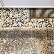 Sol mosaïque en marbre d&rsquo;une cuisine (XIXe siècle), Bordeaux – Restauration (chantier terminé)